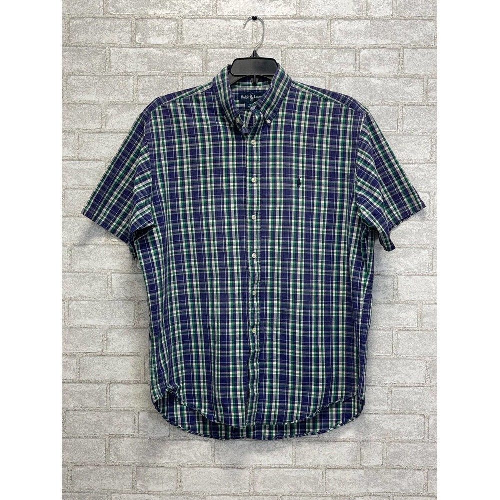 Ralph Lauren Blaire Multicolored Button Down Shirt Men's Size Large
